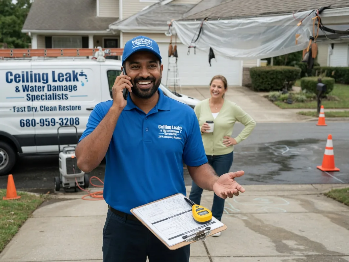 Ceiling Leak Cleanup Lake In The Hills, IL FAQs